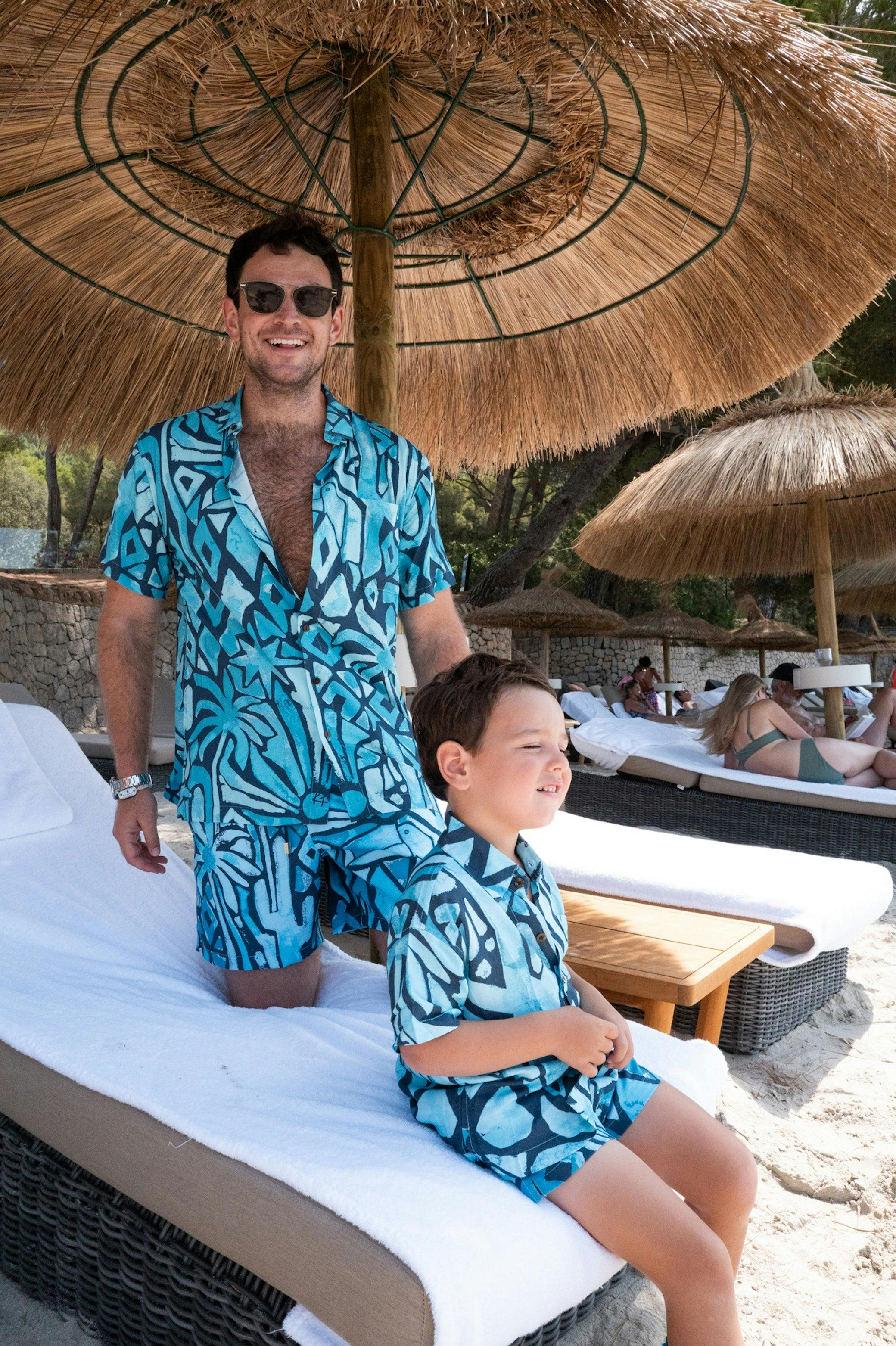 The Desert Island - Full Moon - Boys Hawaiian Shirt