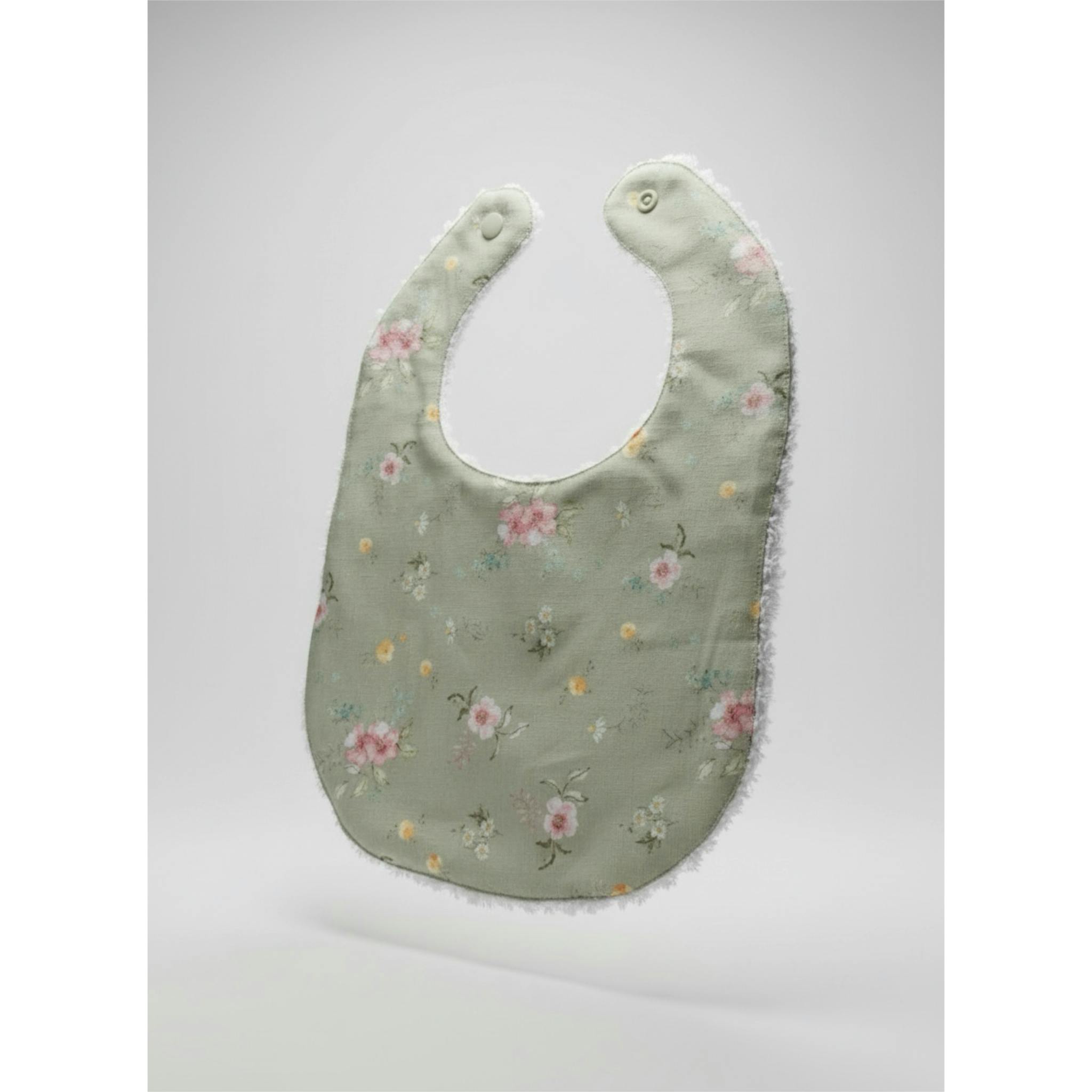 Layette Linen Bib – Hedgerow Floral