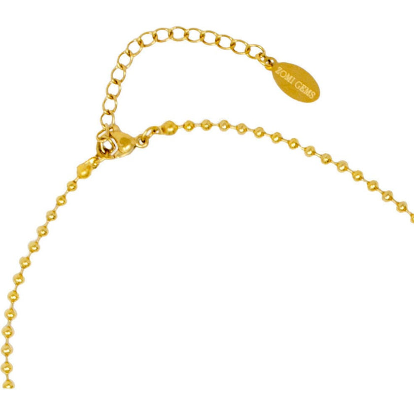 Pink Soccer Ball Necklace