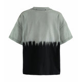 Gray to Black Dip‑Dye T‑Shirt