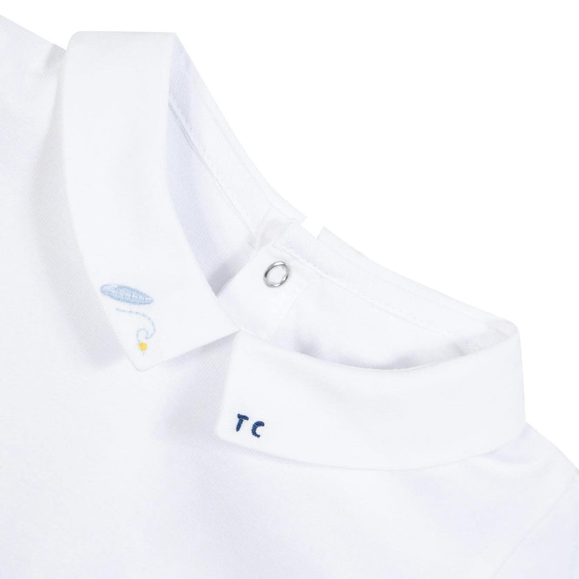 TARTINE ET CHOCOLAT Seersucker Surf Baby Set - Surf Blue