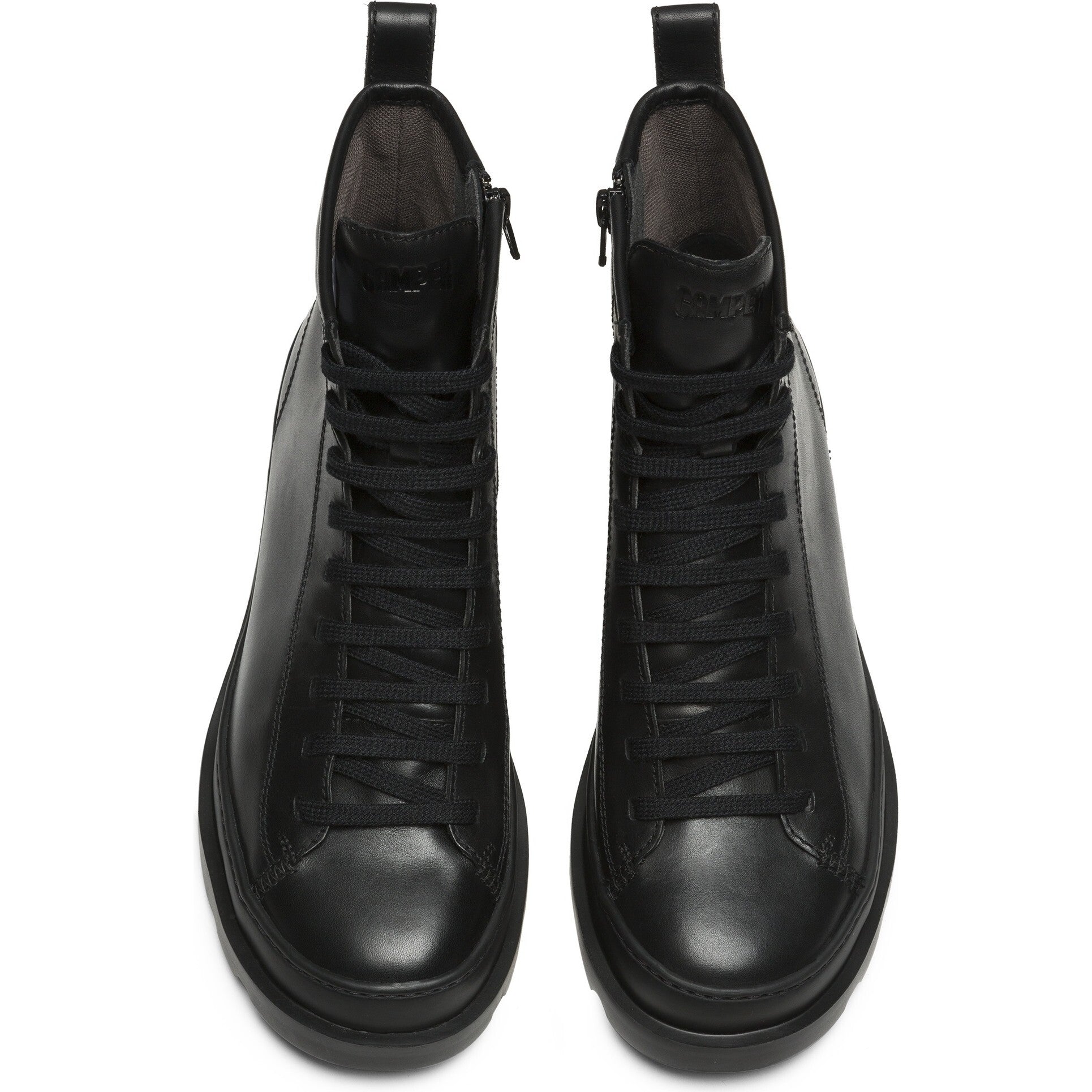 Women's Lace Up Brutus Boot, Black