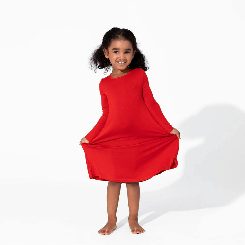 Pretty In Pink Holiday Bundle - Bamboo Girls' Dresses