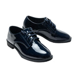 Navy Oxford Laced Dress Shoes