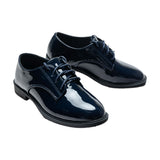 Navy Oxford Laced Dress Shoes