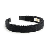 Halo Luxe Amara Deconstructed Woolen Headband - Black