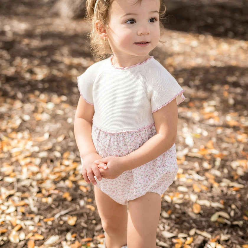 Sophie Knit Bubble Romper