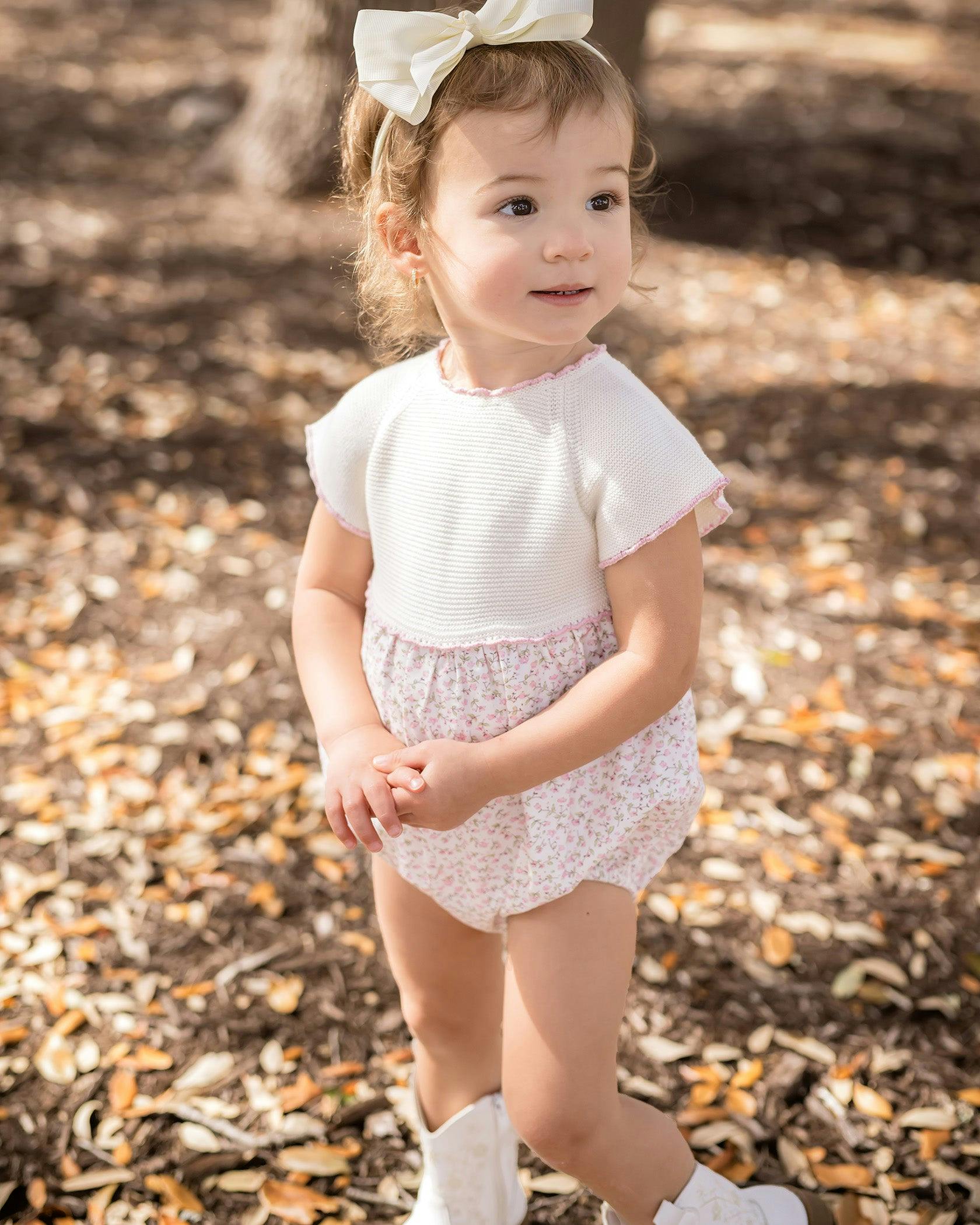 Sophie Knit Bubble Romper