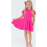 Cap Sleeve Twirl Dress