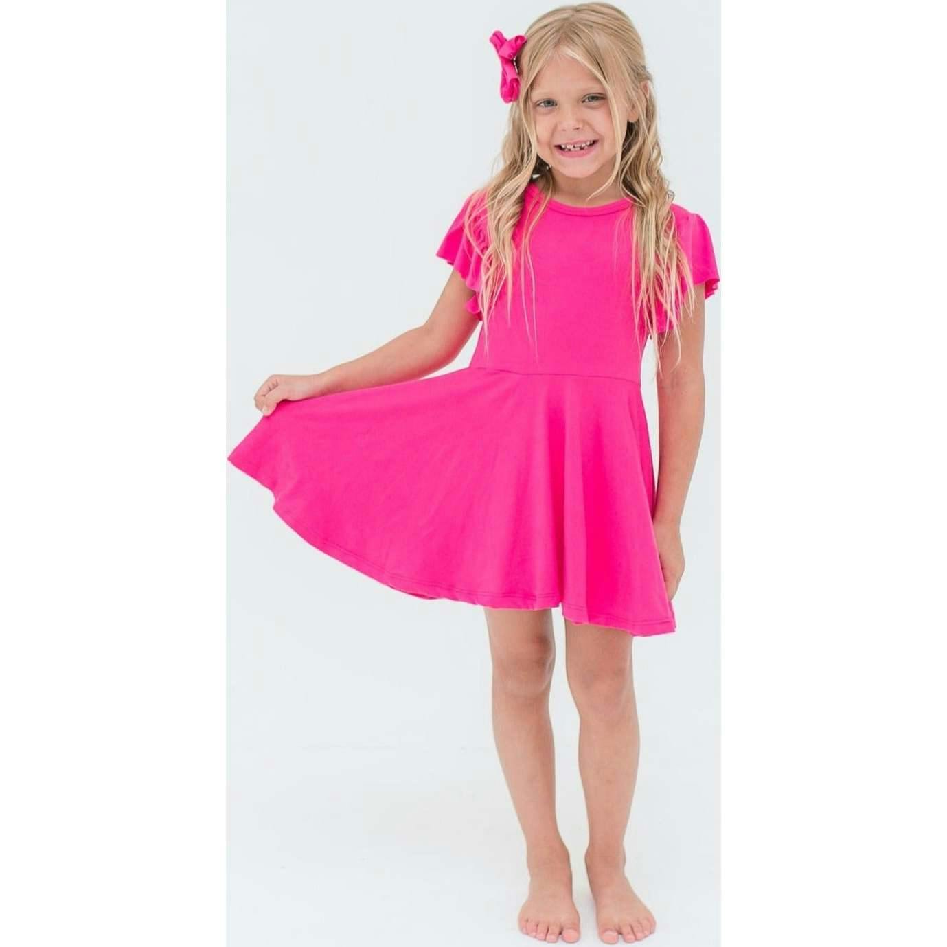 Cap Sleeve Twirl Dress