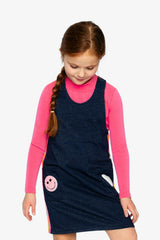 Brushed Rib Mock Neck Top Pink