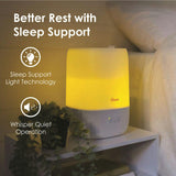 Top Fill Cool Mist Humidifier, 1 Gallon with Sleep Support Light & Essential Oil Tray