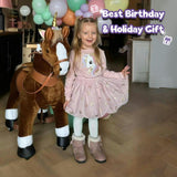 Model U® Horse Ride-On Toy Age 4–7 – Brown