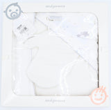 Ecru 3 PC Elephant Towel Set
