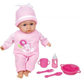 Lissi Dolls 13 Inch Talking Baby w/ Feeding Accessories