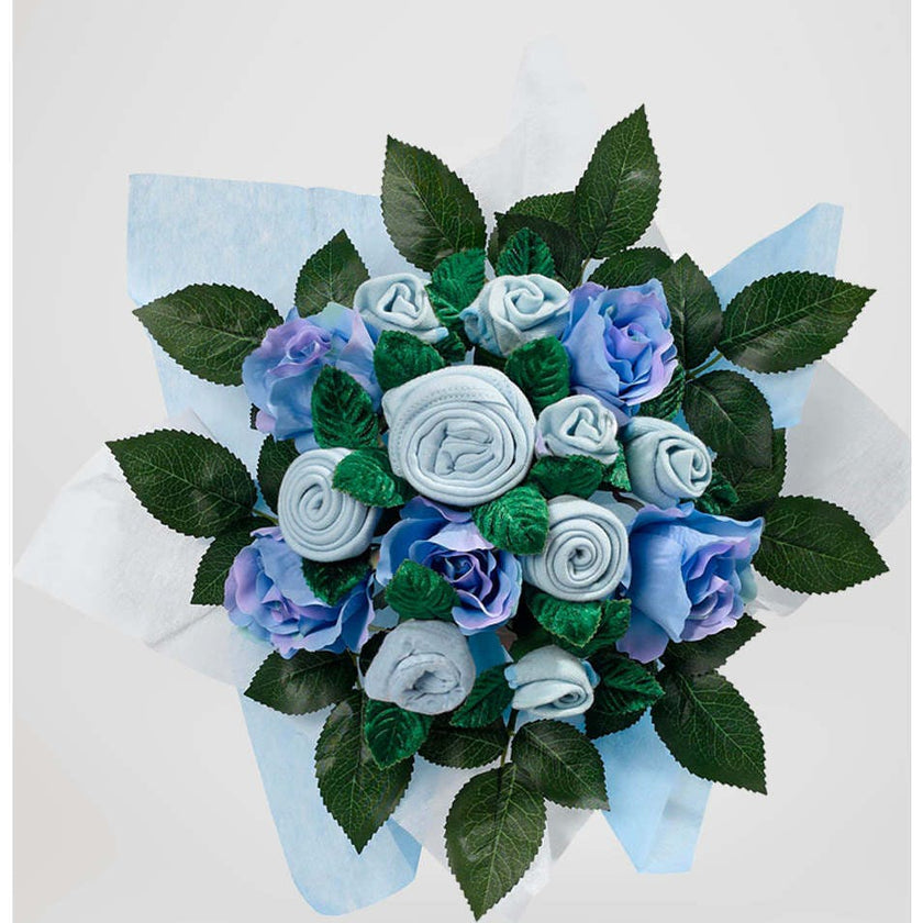 Hand Tied Baby Clothes Bouquet
