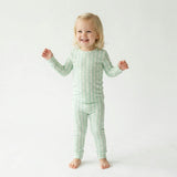 Mint Meadows Bamboo Toddler Pajama Set