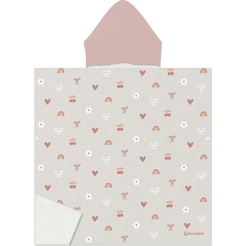 Kids Hooded Beach Poncho - Quick Dry Pool & Swim Towel