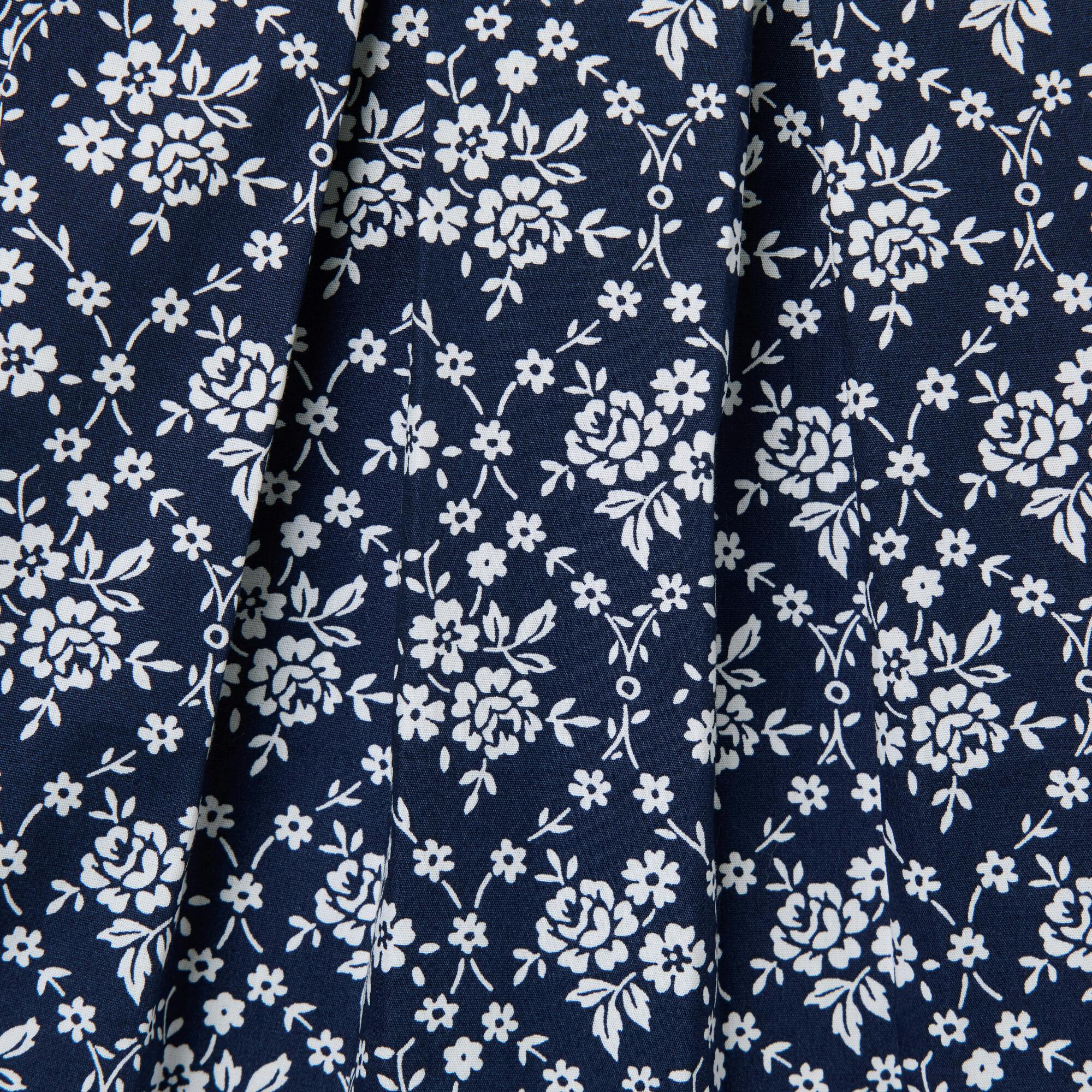 The Floral Sailor Baby Dress, Blue