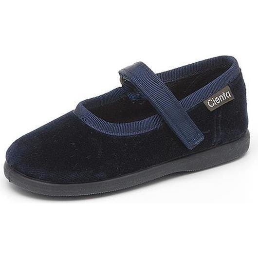Cienta 400075.77 Navy Velvet Mary Jane