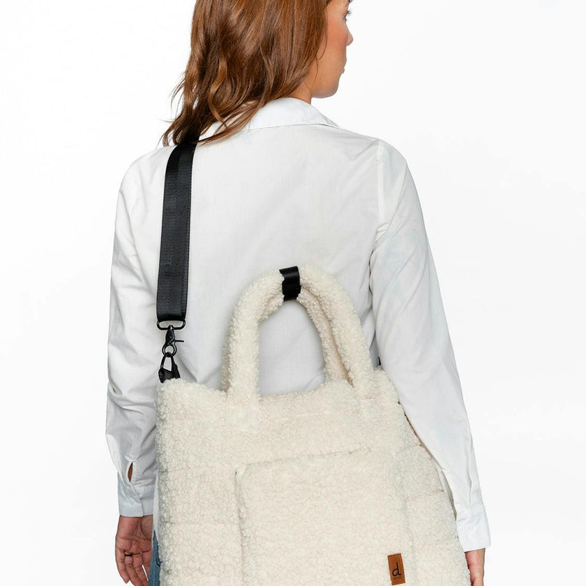 Diaper Bag Off-White With Changing Mat