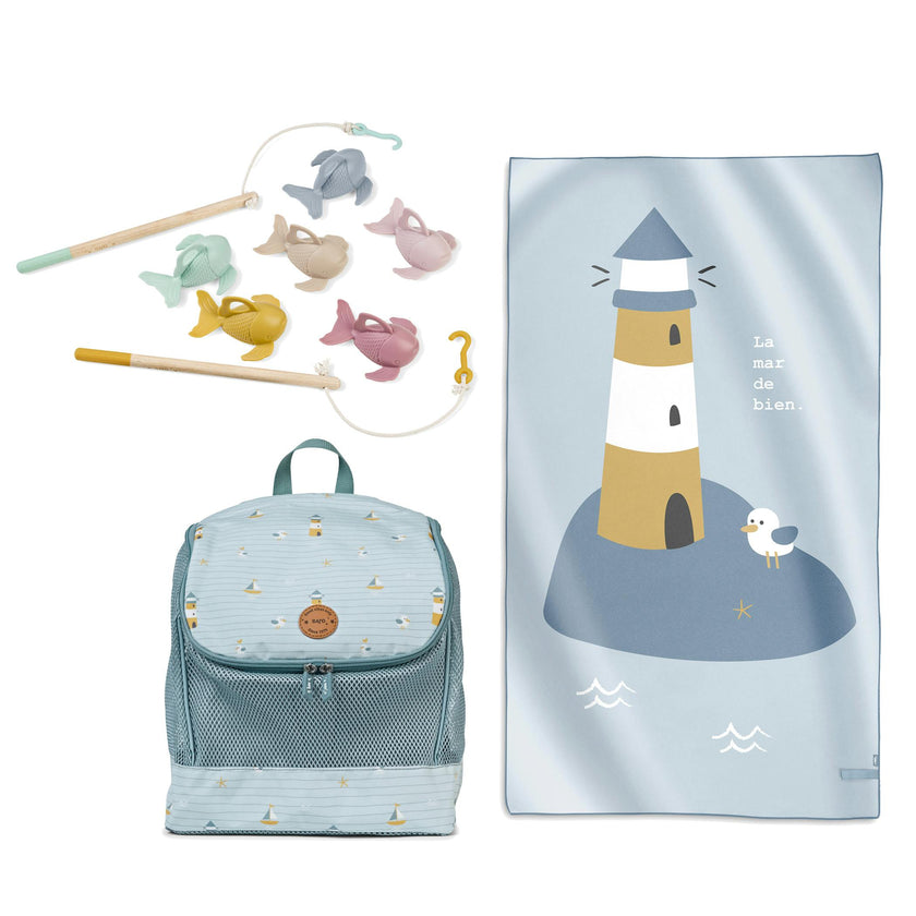 Saro Fish & Fun Summer Bundle Navy Hugs
