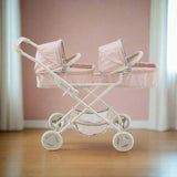 Olivia's Little World Doll Double Bassinet Stroller