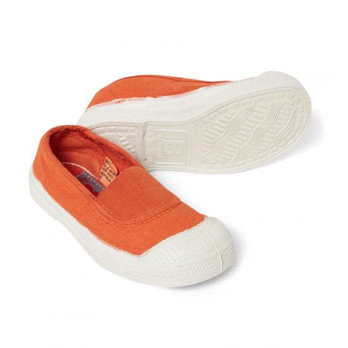 BENSIMON Kids -  Elastic Tennis Shoes - Coral