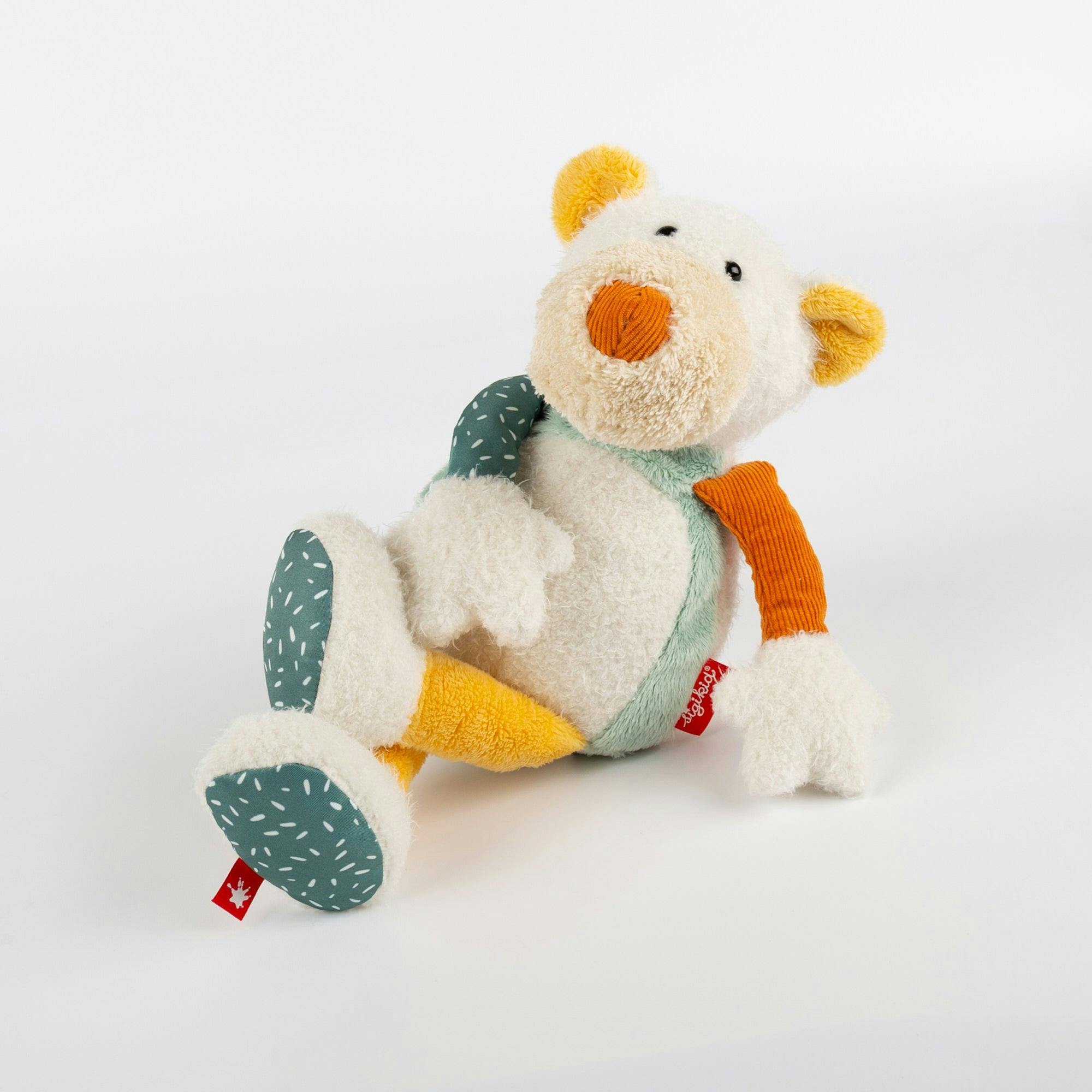 Patchwork Polar Bear Plush Toy