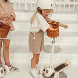 Banwood 3-Wheel Kids Scooter — Cream