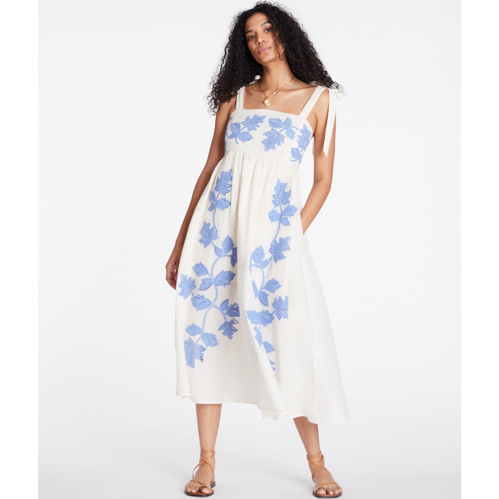 Women's Amina Dress, Cream
