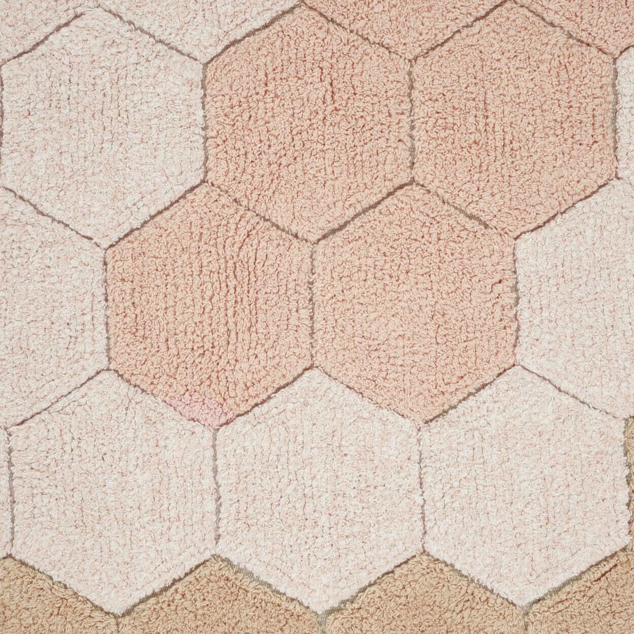 Washable Rug Round Honeycomb - 4' 7