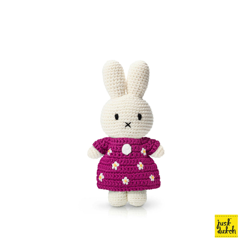 Miffy in Little Flower Crochet Dress