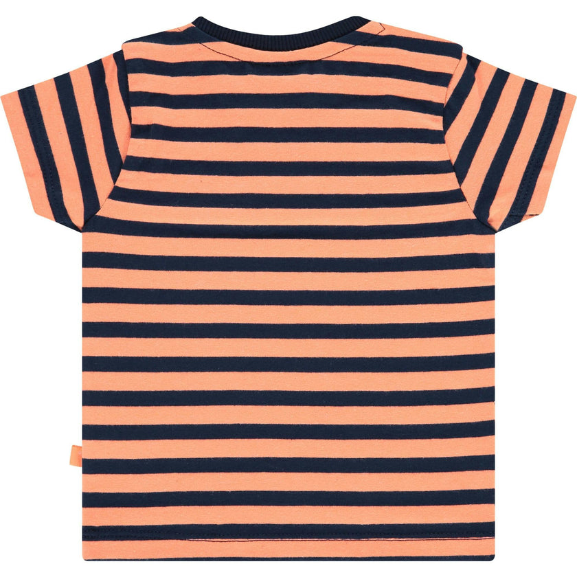Spooky Pocket Striped T-Shirt
