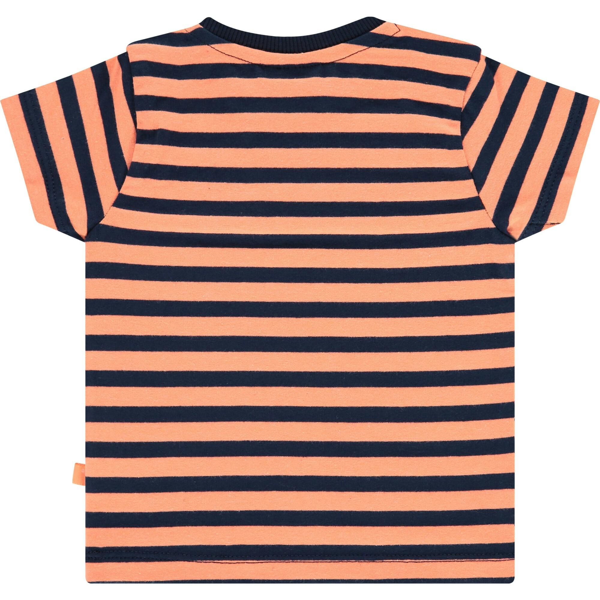 Spooky Pocket Striped T-Shirt
