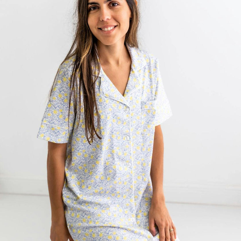 Lemons Woman's Pima Cotton Nightdress