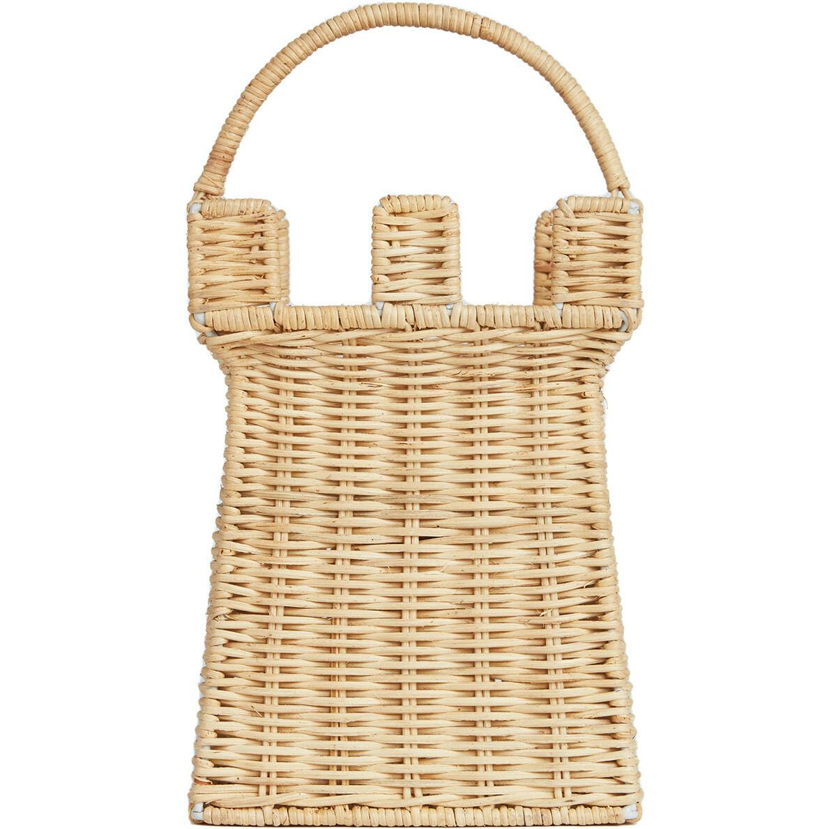 Rattan Castle Bag