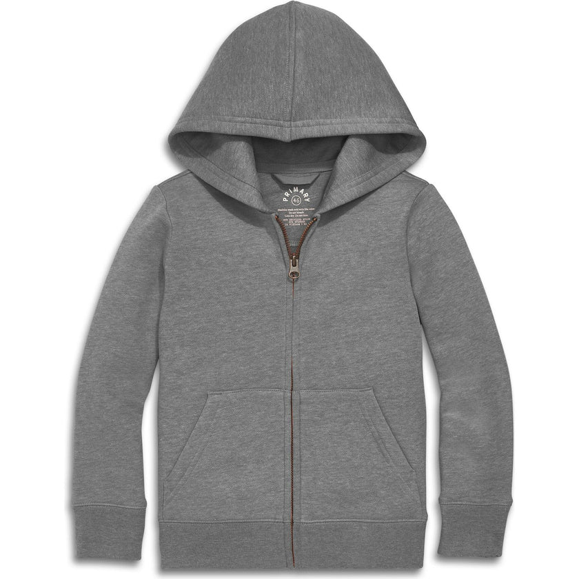 Kids cozy fleece zip hoodie