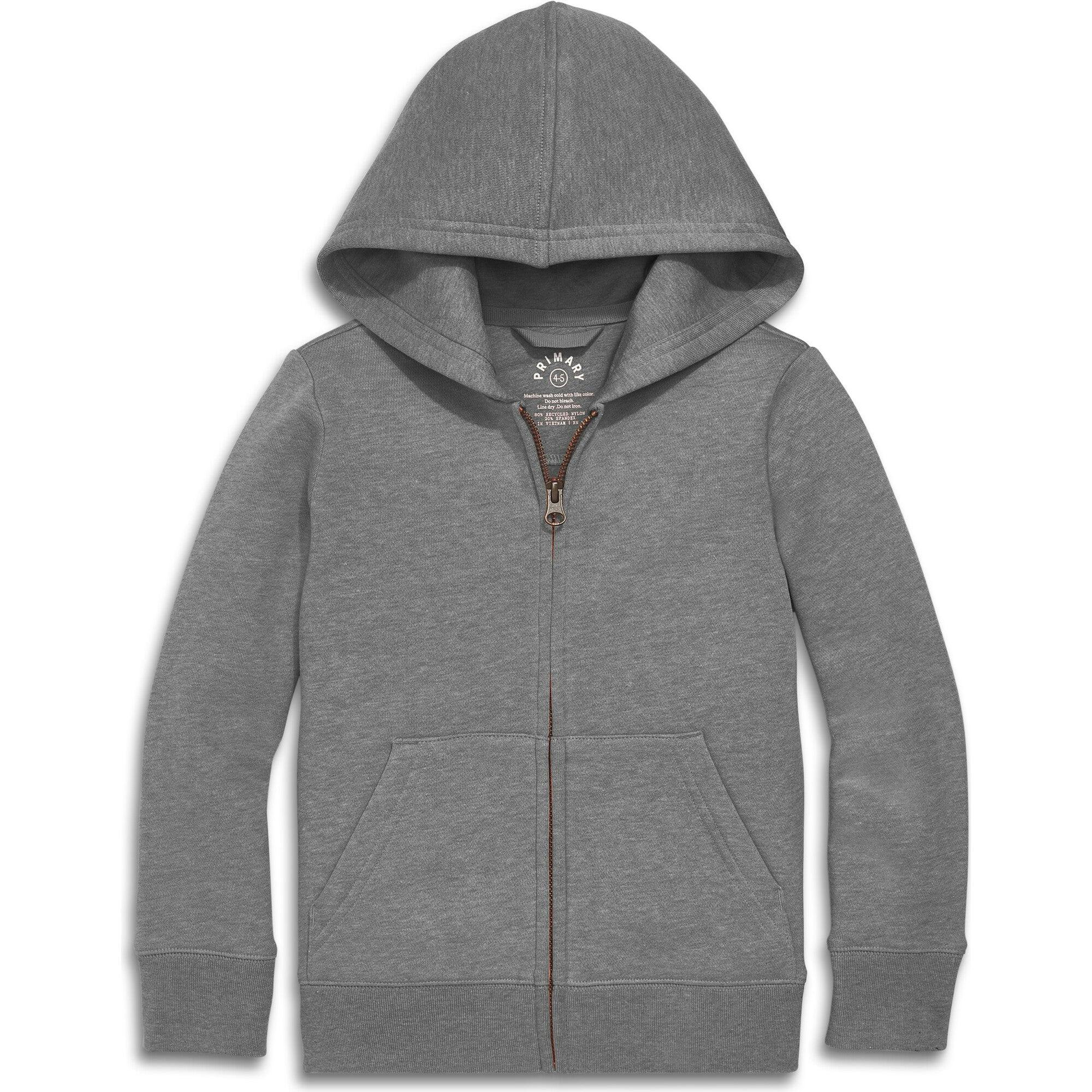 Kids cozy fleece zip hoodie