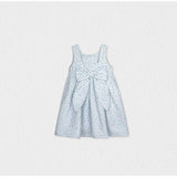 Bella Girl Dress Sleeveless, Aqua Mini Flower