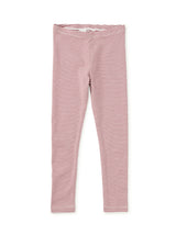 Striped Leggings, Cherrywood