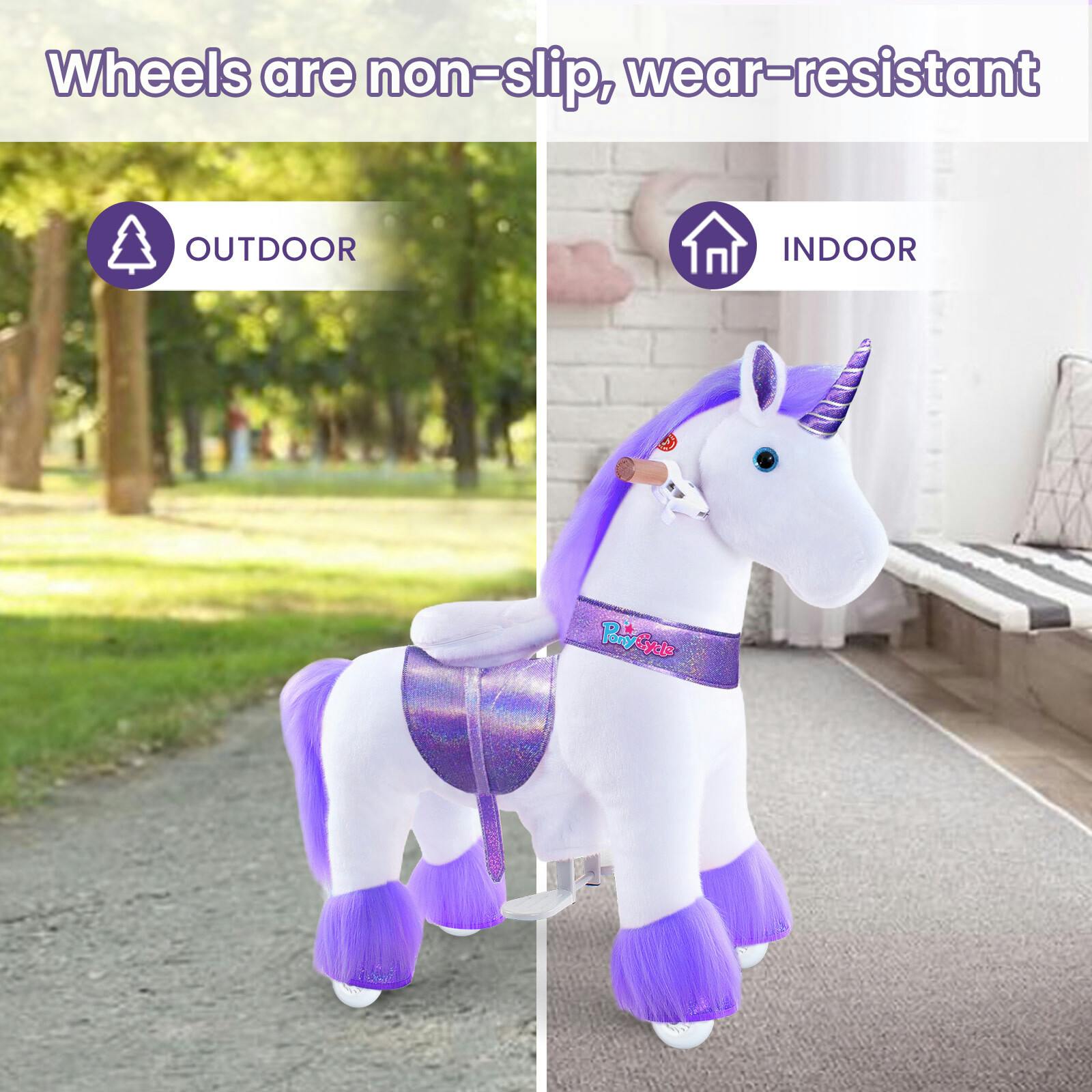 Model U® Unicorn Ride-On Toy Age 7+ – Purple