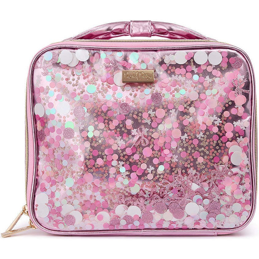 Pink Confetti-Filled Lunchbox