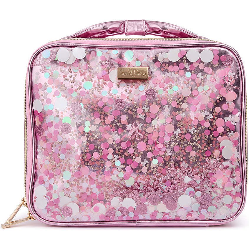 Pink Confetti-Filled Lunchbox