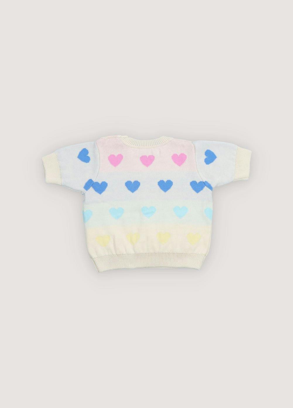 Pinpilin Baby Jumper Multicolor Hearts
