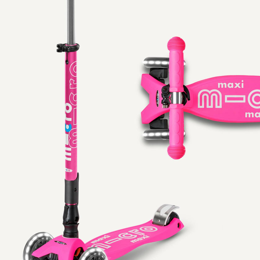 Micro Maxi Foldable LED Scooter