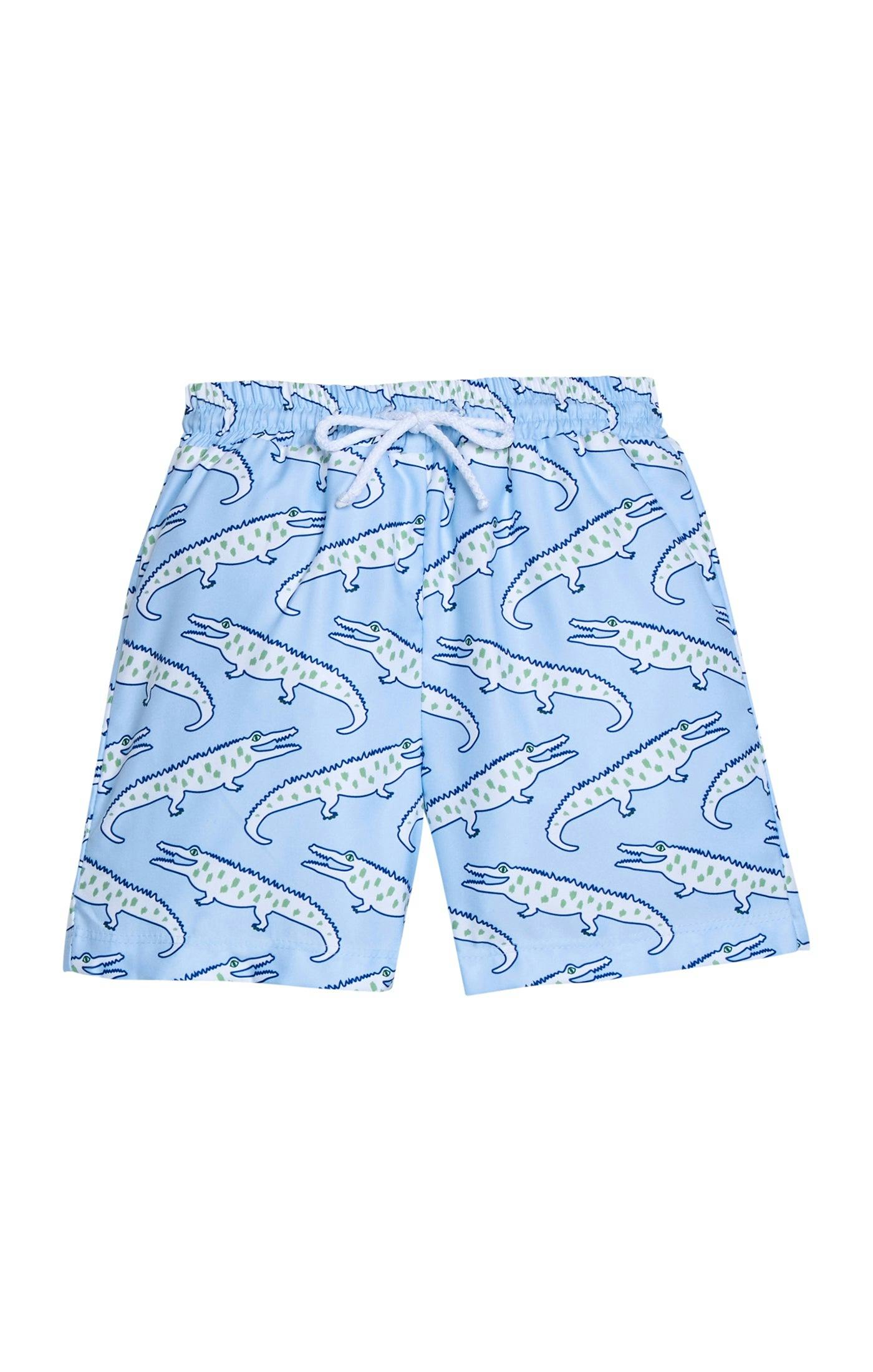 Swim Trunks - Blue Alligator Alley