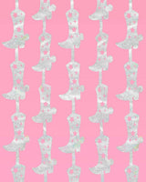 Hoedown Curtain - iridescent foil curtain