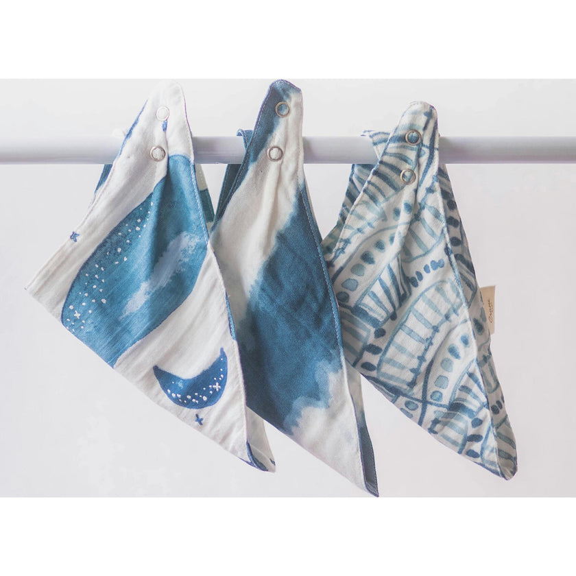 Caspian 3-pc. Baby Bib Set (Whale)