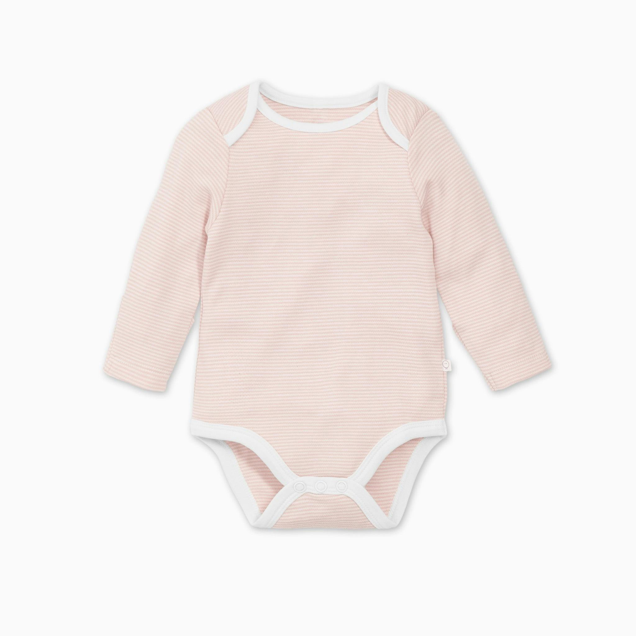 Long Sleeve Bodysuit - Blush Stripe